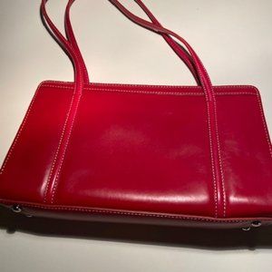 Ann Taylor Red leather bag